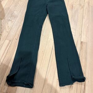 Just Black Deep Green Denim Pants